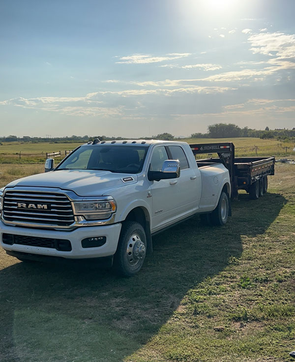 TJ's Towing Ram Truck with Gooseneck Trailer